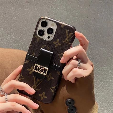 louis vuitton black iphone case|Louis Vuitton hard phone case.